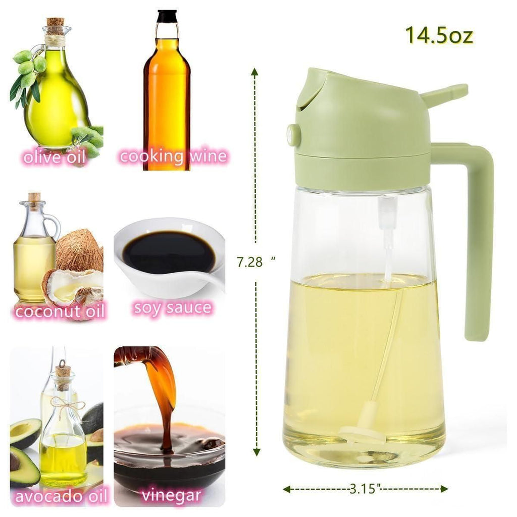 500ml Leakproof and anti-clog premium oil sprayer for effortless cooking